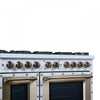 Forno Ambassador 48" Dual Fuel Range, White, 8 Sealed Burners, 6.7 Cu.Ft. Ovens - FFSGS6199-48CPWHT | Cuisiniere double combustible Ambassador de 48 po, blanc, 8 bruleurs scelles, 6,7 pi³ – FFSGS6199-48CPWHT