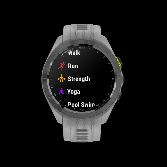 Garmin Approach S70 42mm - Black Ceramic, Amoled Golf Watch, 43k Courses, Virtual Caddie, Gps