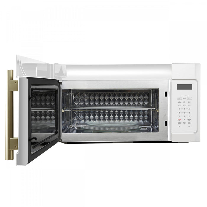 Forno Fornace 30-Inch Over the Range Convection Microwave, White – 1.5 cu.ft -FOTR3038-30WHT