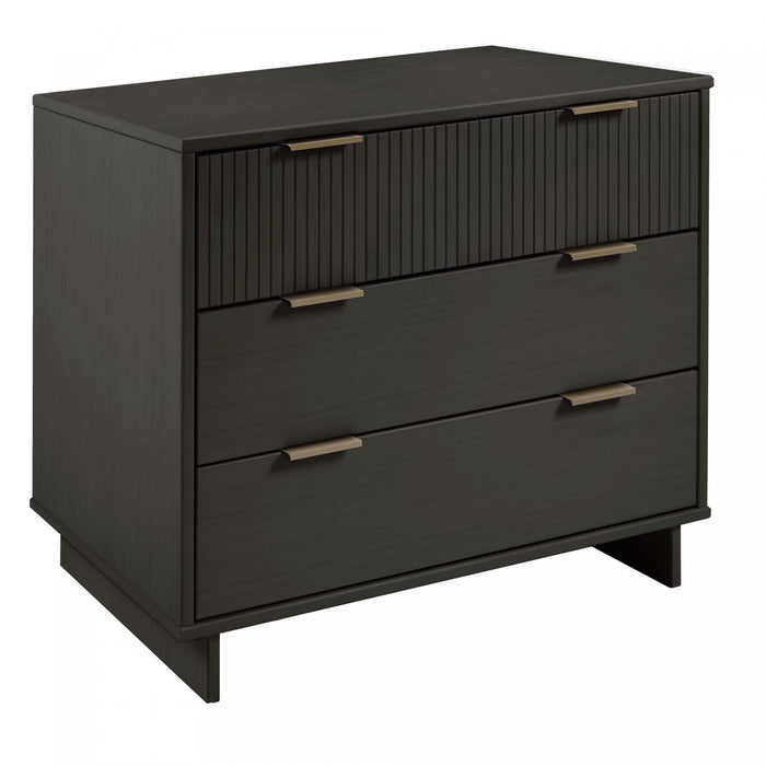 Granville Modern 2-Piece Dresser Set in Charcoal Gray