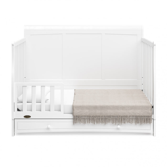 Graco Asheville 4-in-1 Convertible Crib with Drawer - White