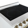 Forno Paolo 30" White Electric Range, 4.38 CU.FT. - FFSEL6011-30WHT | Cuisiniere electrique blanche Paolo 30 po, 4,38 pi³ - FFSEL6011-30WHT