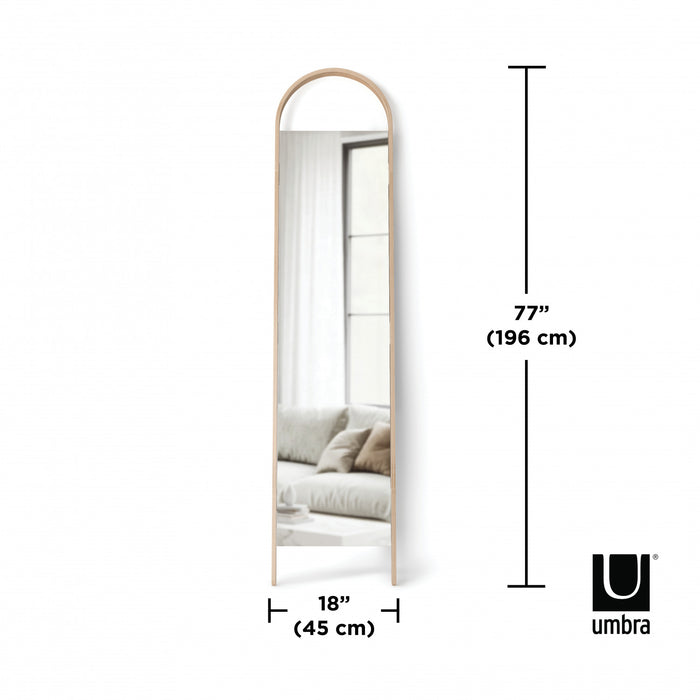 Umbra Bellwood Leaning Mirror - Natural