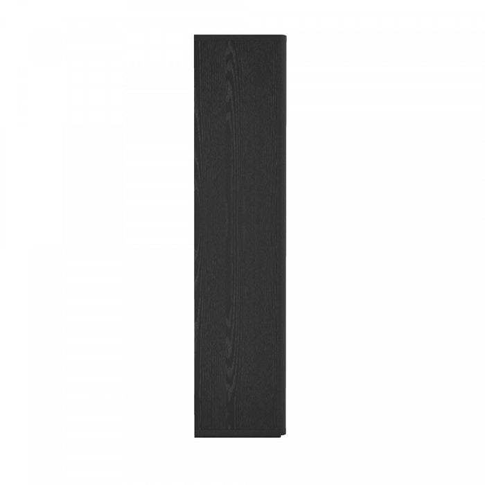 Rivington Modern 38\" Bookcase Cabinet in Black - Set of 2