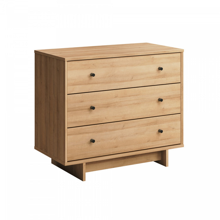 Finnley 3-drawer Nightstand - Natural Oak