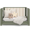 Graco Read with Me Convertible Crib with Drawer - Olive/Driftwood