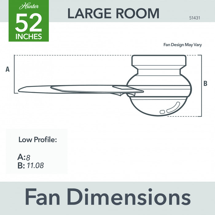 Minimus Ceiling Fan with Light Fixture - Grey