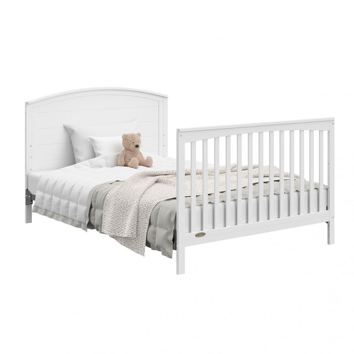 Graco Bellwood 5-in-1 Convertible Crib and Changer - White