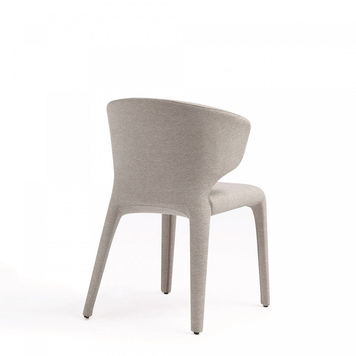 Conrad Mid-Century Modern Upholstered Dining Chair in Wheat - Set of 4