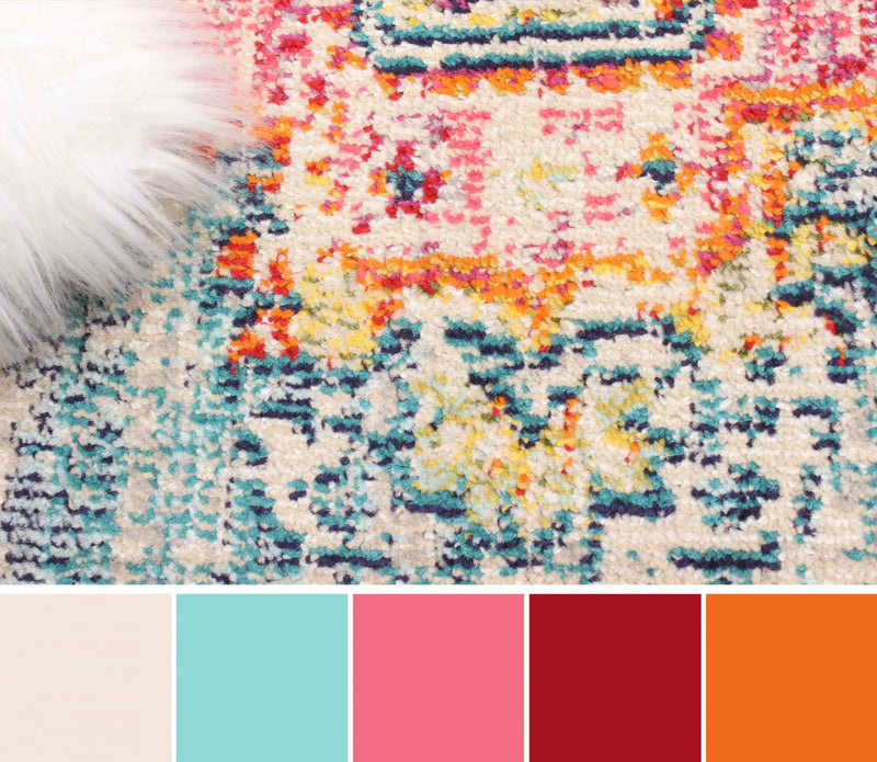 Lotus Blue Rug 5'0\" x 8'0\"