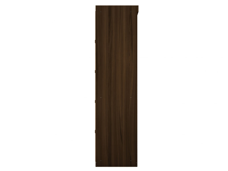 Mulberry Contemporary Modern 36\" Wardrobe Closet in Chestnut Brown