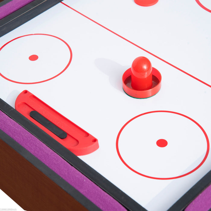 Soozier 3 In 1 Multi-use Mini Games Table Tennis Billiard Pool Air Hockey Set With All Accessories