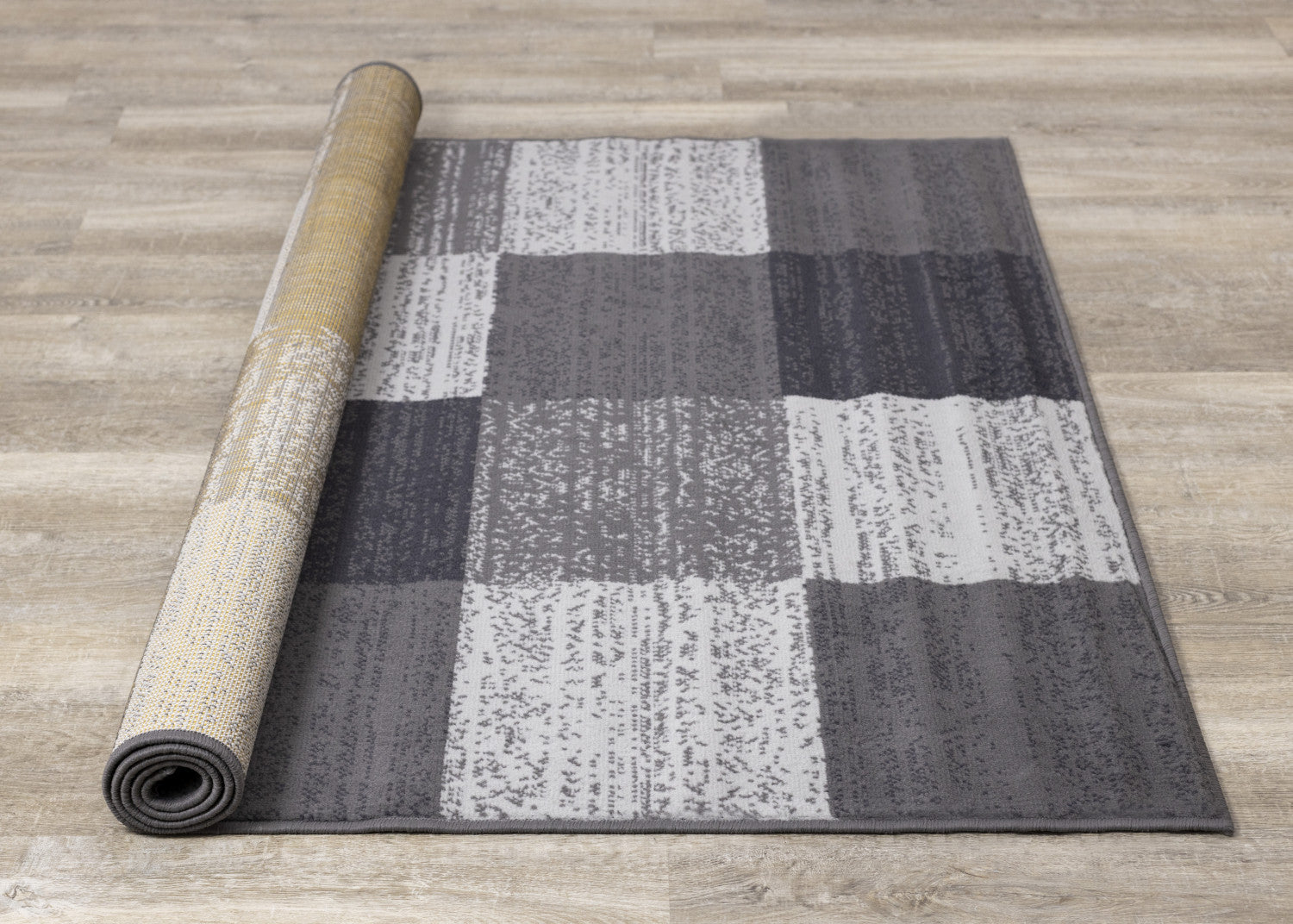 Florence Distressed Blocks Indoor Area Rug - 4'7