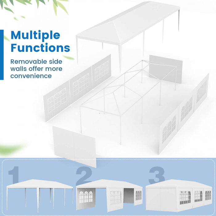 Costway 10' X 30' Outdoor Wedding Party Event Tent Gazebo Canopy