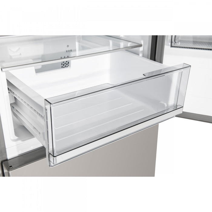Forno Custodia 24\" Bottom Freezer, 10.3 cu.ft., Right Swing, Total No frost, Stainless Steel - FFFFD1766-24RS Refrigerator