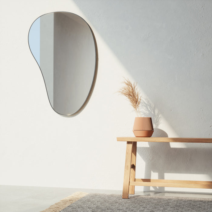 Umbra Hubba Pebble 24\" x 36\" Mirror - Metallic