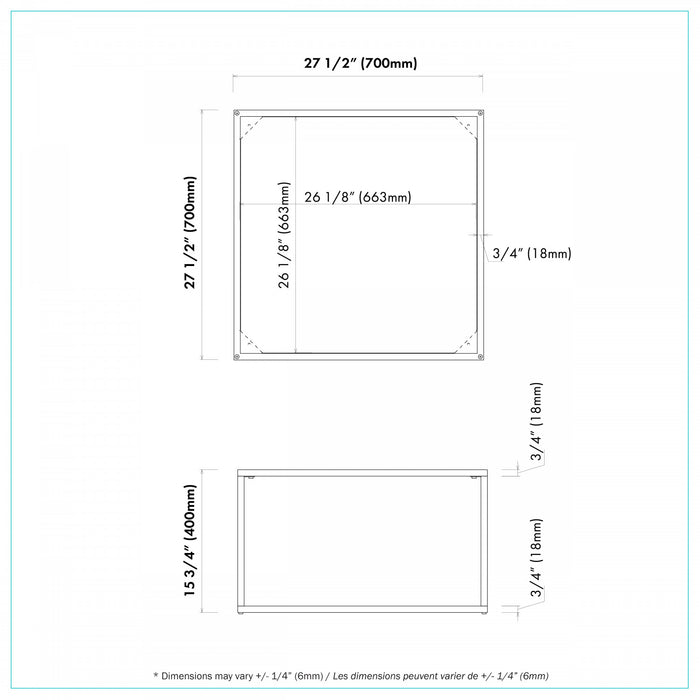 Muse Square Table Marble Top