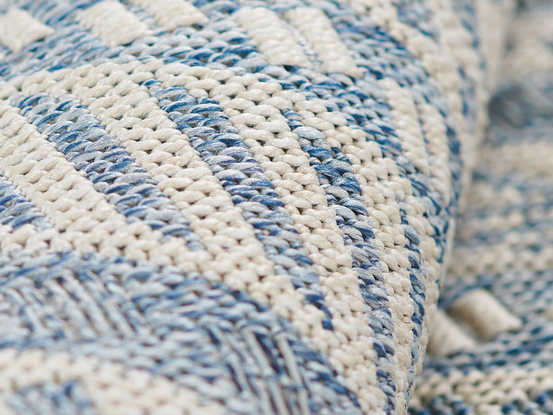 Livia Transitional 8'0\" x 10'0\" Area Rug in Blue Indoor Area Rug