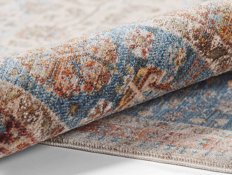 Irina Traditional 2'6\" x Runner Rug in Multi Indoor Area Rug