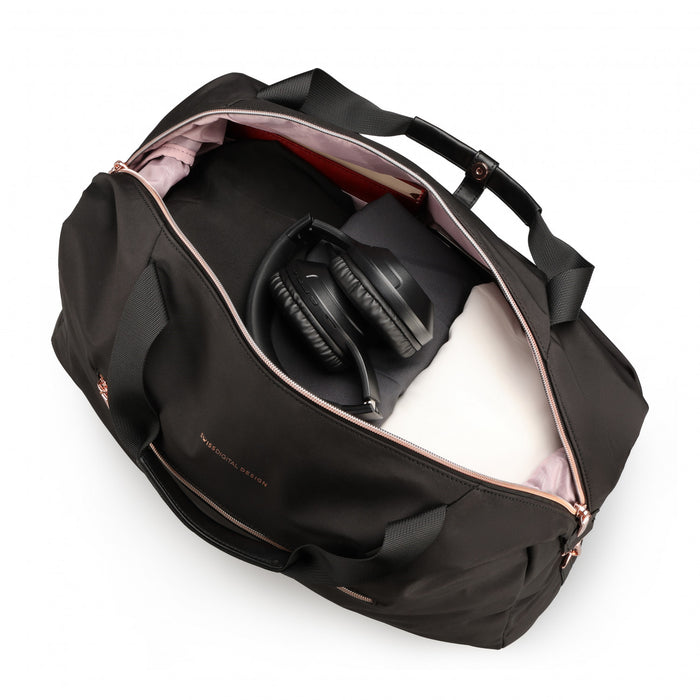Swissdigital KATY Rose Duffel Bag – 34L, Water-Repellent, 2-Year Warranty, Eco-Friendly, Large Capacity, Travel Essential
