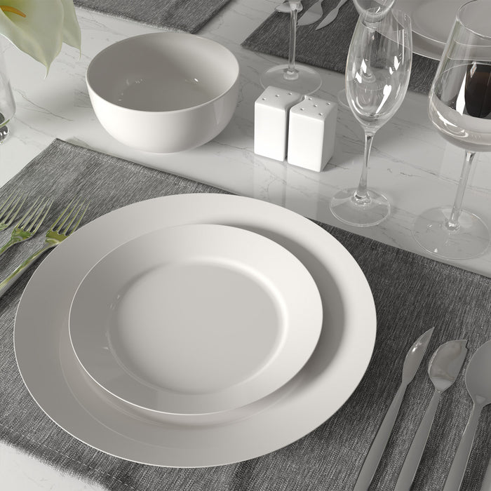 H2K Aspen 12-Piece Porcelain Dinnerware Set, Service for 4