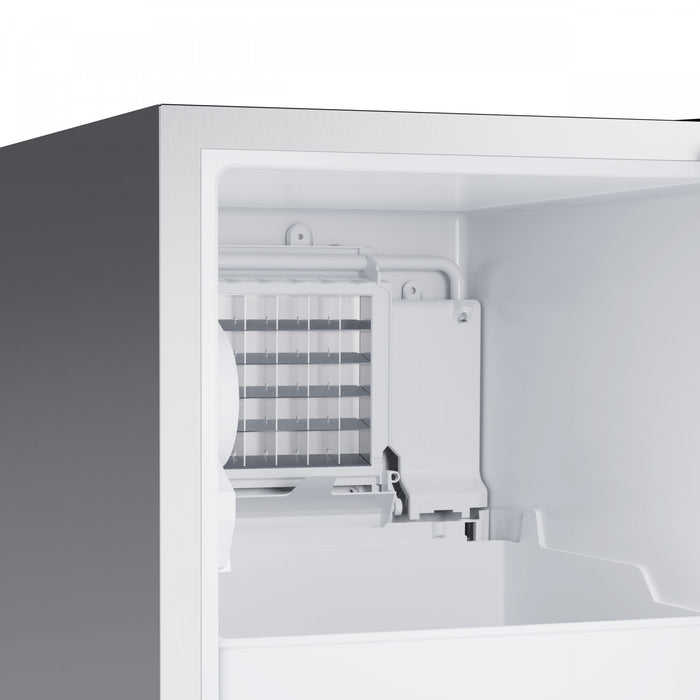 Forno Cristallo 15 Inch Freestanding/Undercounter Ice maker, 79.4 lbs, Stainless Steel- FIMBI7313-15S Ice Maker