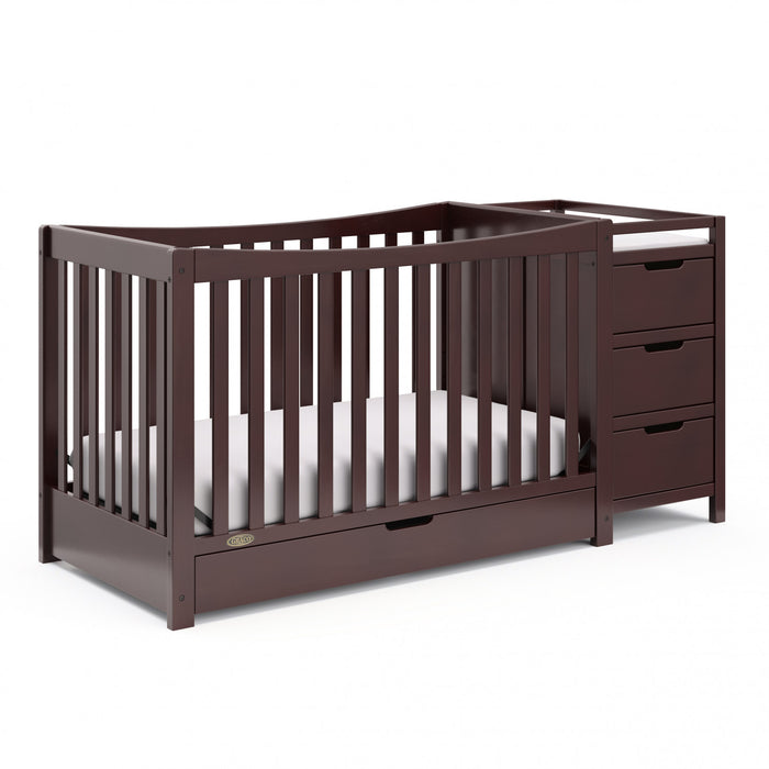 Graco Remi 4-in-1 Convertible Crib and Changer - Espresso