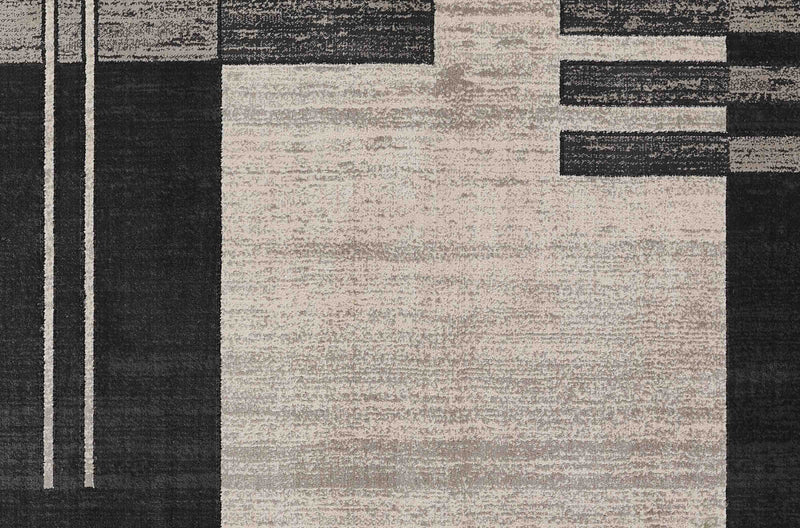 Sorelle Contemporary 8'11\" x 12'6\" Area Rug in Grey Indoor Area Rug