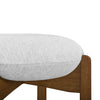 Olivia Rubberwood Indoor Round Seat Bar Stool Set of 4 with Durable Frame and Fabric | Olivia – Lot de 4 tabourets de bar d’interieur en bois d’hevea avec assise ronde, structure durable et revetement en tissu