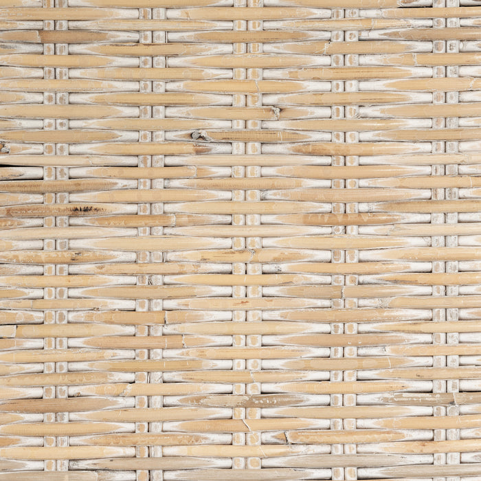 Lilak Rattan Headboard - White Washed
