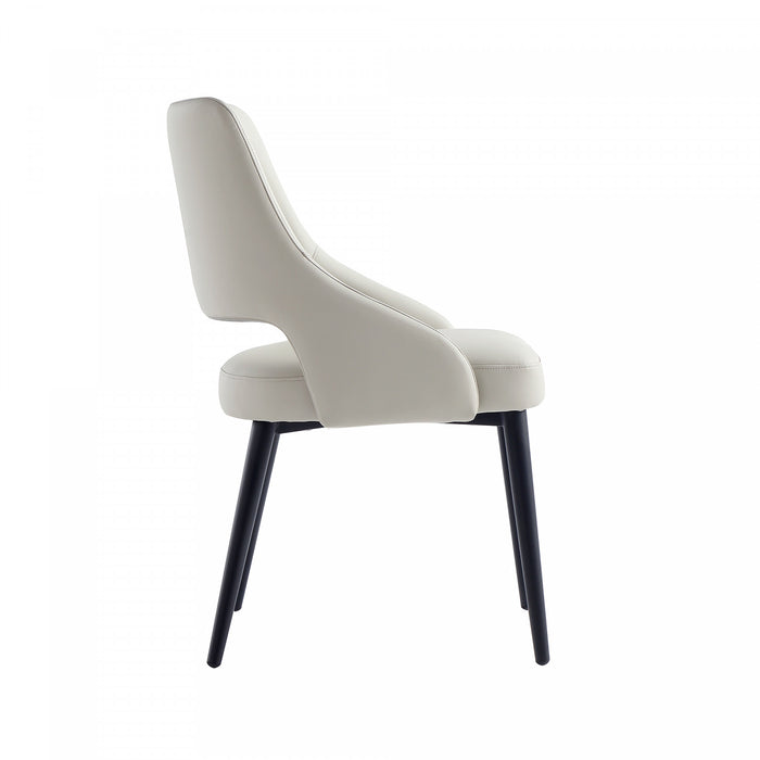 Tremont Modern 6-Piece Dining Chair Set in Stone Gray