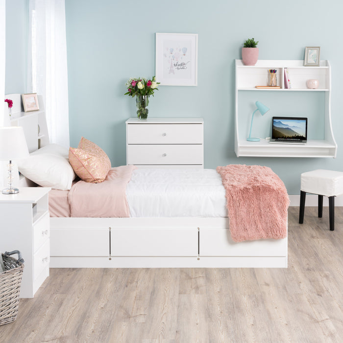 Astrid Kids 4-Drawer Dresser - White
