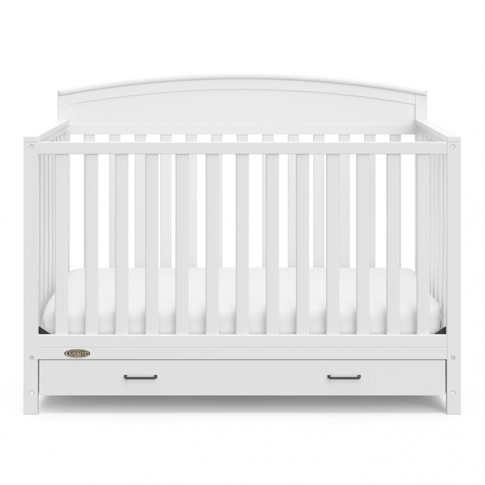 Graco Benton 5-in-1 Convertible Crib with Drawer - White