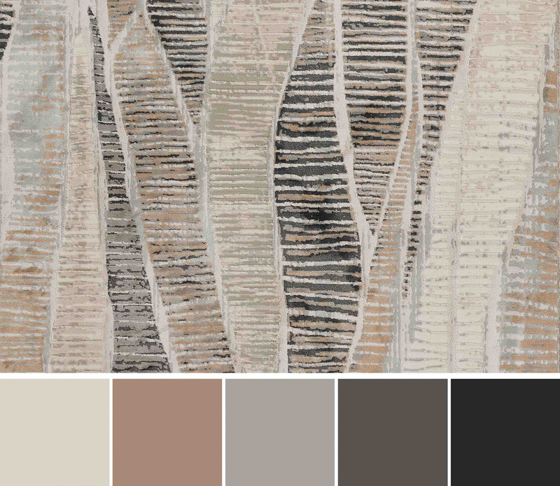 Briar Contemporary 2'2\" x 7'7\" Runner Rug in Grey Indoor Area Rug