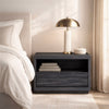 Navis Contemporary 32" Nightstand in Charcoal Gray (1-Drawer) | Table de nuit contemporaine Navis 32" en gris charbon (1 tiroir)