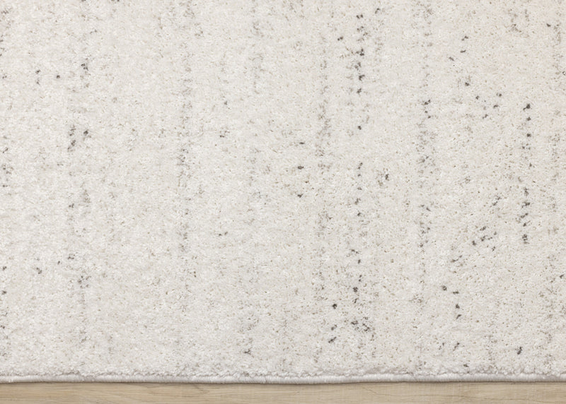 Surrey White Grey Speckled Rug, 3'11\" x 5'7\" Indoor Area Rug