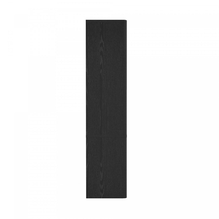 Rivington Modern 40\" Bookcase Cabinet in Black - Set of 2