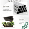 Costway 2pcs 4 Ft 4-tier Vertical Raised Garden Bed Elevated Planter W/4 Container Boxes