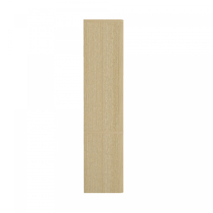 Rivington Modern 40\" Bookcase Cabinet in Natural Oak - Set of 2