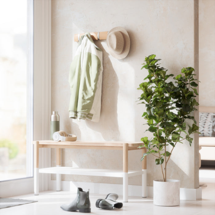 Umbra 5 Flip Wall-Mounted Hooks - Natural