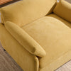 Olivia Oversized Accent Chair with Pillows,Yellow | Fauteuil d’appoint surdimensionne Olivia avec coussins, jaune