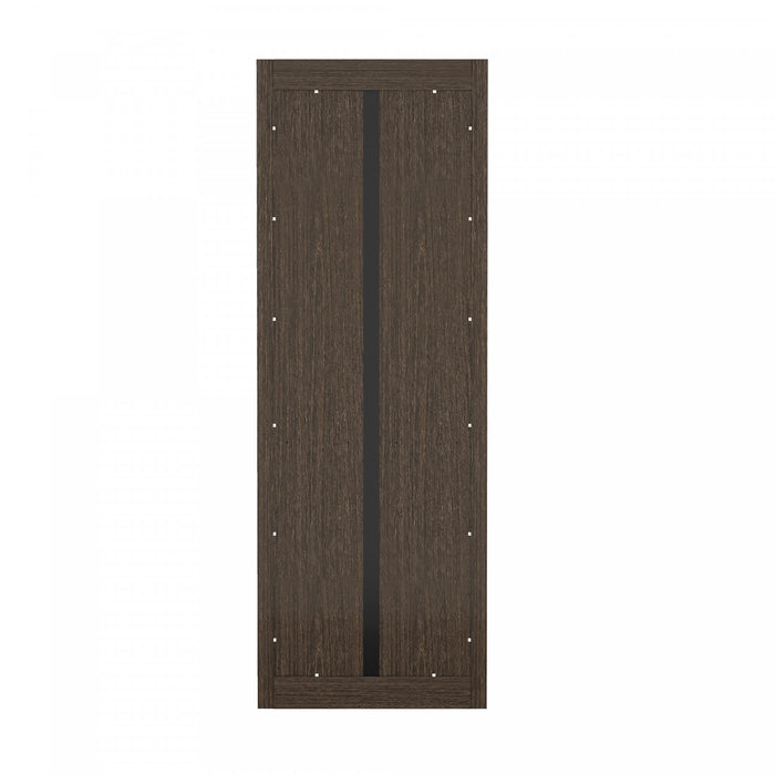 Rivington Modern 28\" Open Bookcase in Dark Walnut - Set of 2
