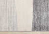 Olivia Grey Black Cream Geometric Rug, 5'3" x 7'10" Indoor Area Rug | Tapis geometrique gris noir creme Olivia, 5'7" x 7'10"