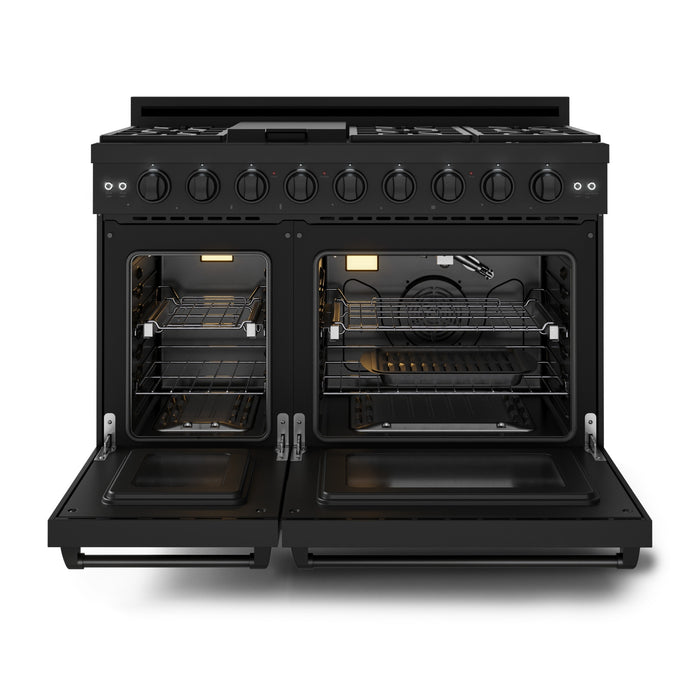 Gordon Ramsay Collection by Thor Kitchen 48\" Freestanding Professional Gas Range - RSG48EB