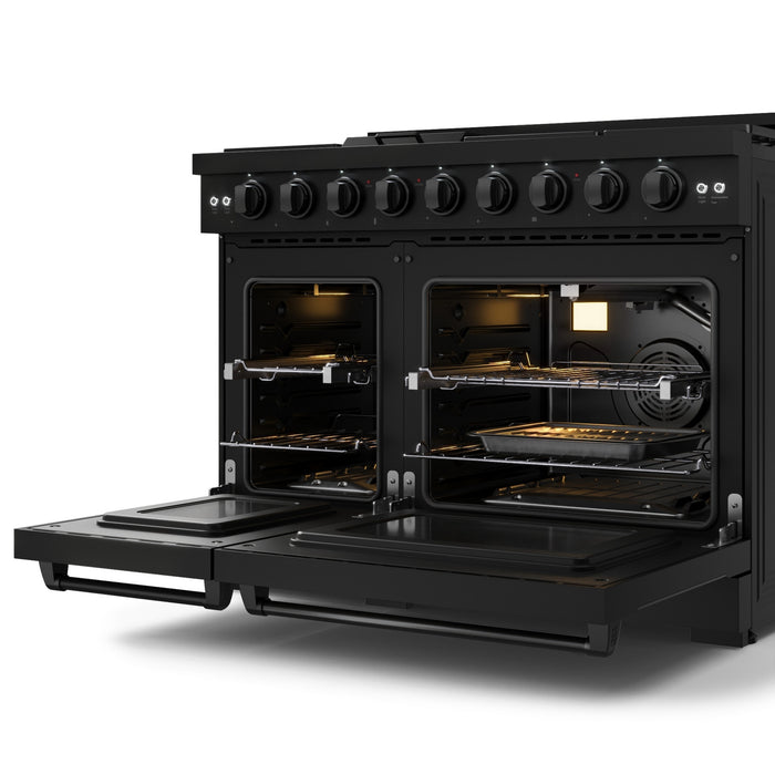 Gordon Ramsay Collection by Thor Kitchen 48\" Freestanding Professional Gas Range - RSG48EB