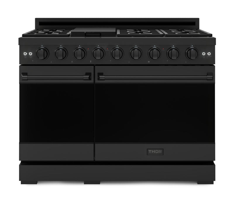 Gordon Ramsay Collection by Thor Kitchen 48\" Freestanding Professional Gas Range - RSG48EB