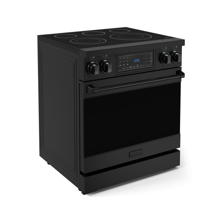 Gordon Ramsay Collection by Thor Kitchen 30\" Freestanding Professional Electric Range with Tilt Panel Touch Control - RSE30B