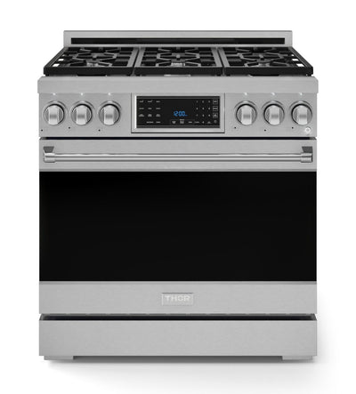 Gordon Ramsay Collection by Thor Kitchen 36" Freestanding Professional Gas Range with Tilt Panel Touch Control - RSG36|Cuisinière à gaz amovible de style professionnel collection Gordon Ramsay de Thor Kitchen de 36 po - RSG36