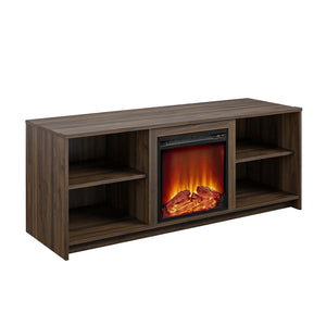 Ameriwood Home Mainstays Courtland Electric Fireplace TV Stand for TVs up to 65