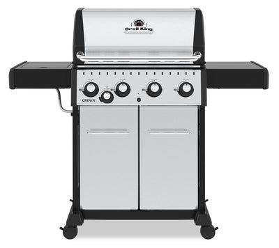 Broil King Crown™ S 440 40,000-BTU Propane Gas BBQ and Dyna-Glo Premium BBQ Cover | Barbecue à gaz propane CrownMC S 440 de Broil King de 40 000 BTU et housse de barbecue Dyna-Glo de qualité supérieure